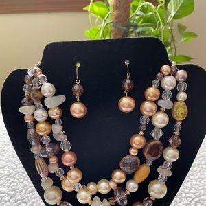 Necklace and Earring Set, New, Never Worn